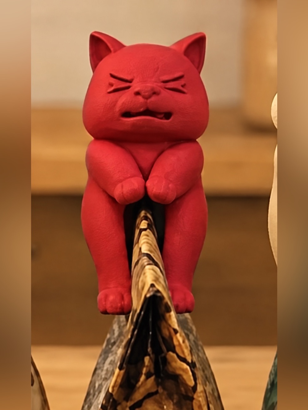 Red Cat Bag Clip Nutcracker Joke Snack Bag Sealer Novelty Gift